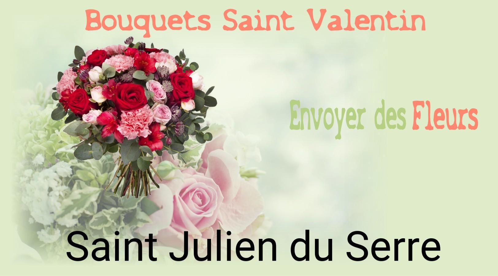 Roses de Saint-Valentin livrées à Saint-Julien-du-Serre